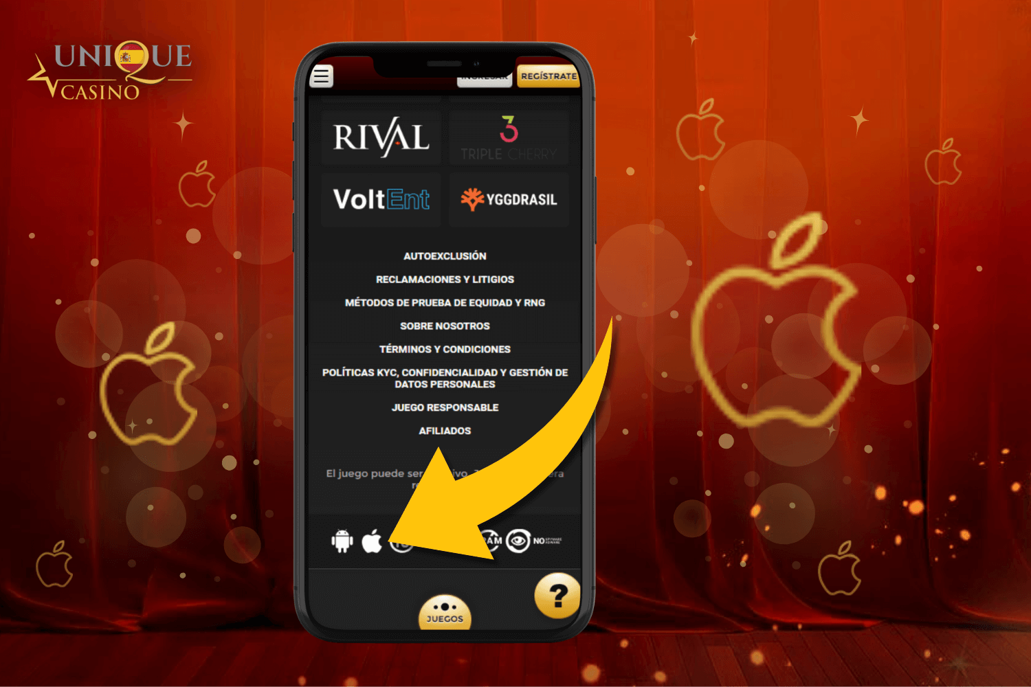 Guía para instalar la aplicación de Unique Casino en dispositivos iOS desde España