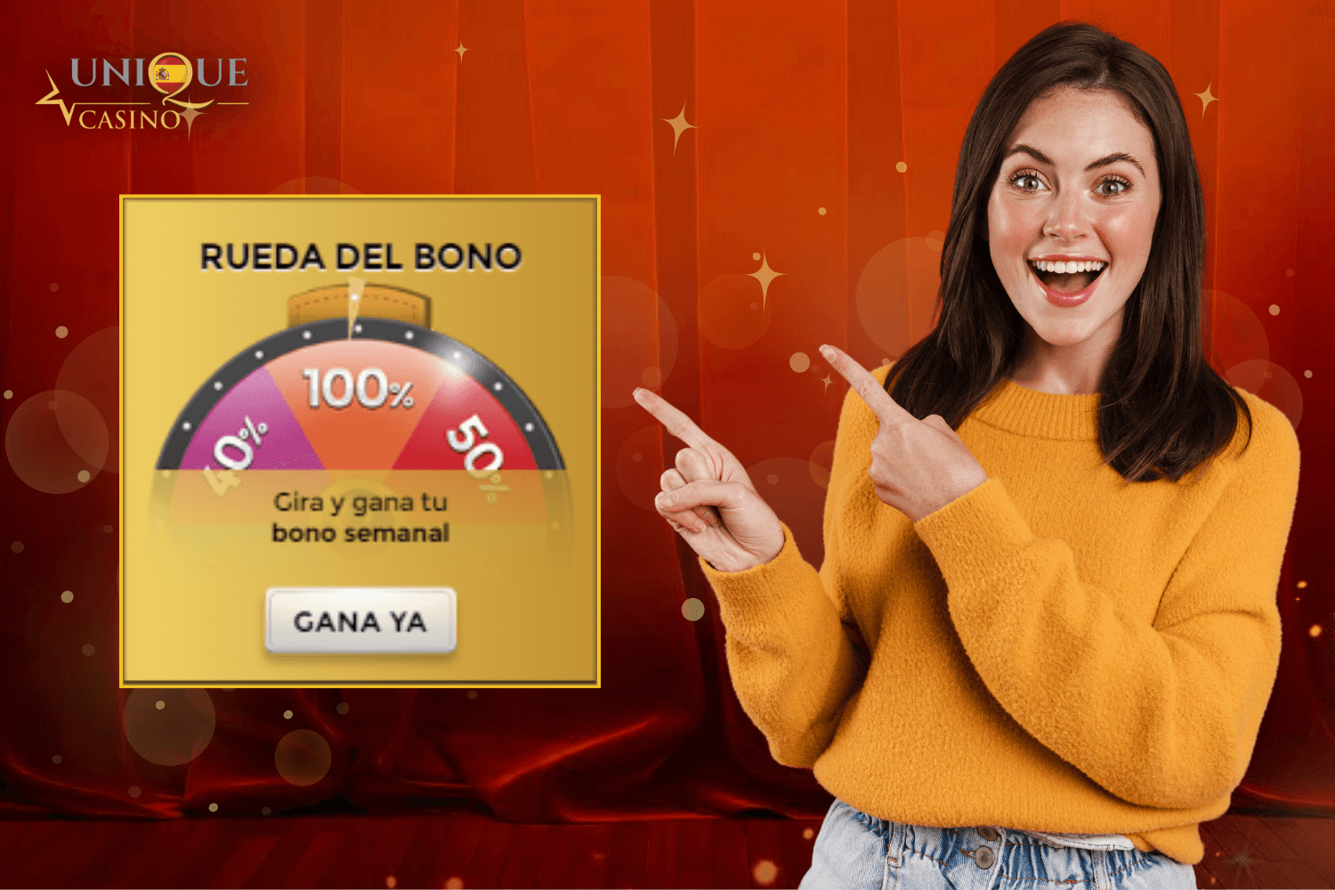 Tiradas gratuitas reales disponibles en Unique Casino España